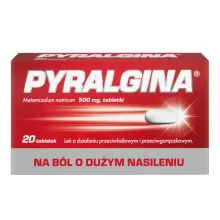 Zdjęcie produktu - Pyralgina 500 mg- 20 tabl.