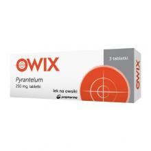 Pyrantelum Owix Polpharma 0,25g - lek na owsiki, 3tabl.