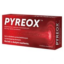 Zdjęcie produktu - Pyreox 500 mg, 12 tabletek powlekanych