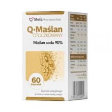 Zdjęcie produktu - Q&bull;Maślan Sodu 90% otoczkowany, 60 kaps.