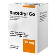 Zdjęcie produktu - Racedryl Go 30 mg, 10 saszetek - lek na biegunkę u dzieci