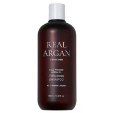 Zdjęcie produktu - Rated Green Real Argan Szampon odbudowujący do włos&oacute;w suchych i zniszczonych, 400 ml