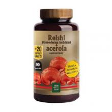 Zdjęcie produktu - Reishi (Ganoderma lucidum) + Acerola, 90 kapsułek