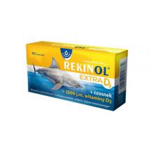 Zdjęcie produktu - Rekinol Extra D3 Oleofarm, 60kaps.