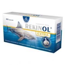 Zdjęcie produktu - Rekinol Extra z witaminą D i czosnkiem, 60 kaps.
