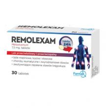 Zdjęcie produktu - Remolexam 7,5 mg, 30 tabletek KR&Oacute;TKA DATA 30.09.2026
