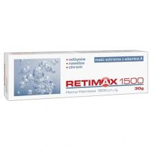 Zdjęcie produktu - Retimax 1500 Maść ochronna z witaminą A, 30 g USZKODZONE TEKTUROWE OPAKOWANIE