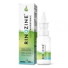 Zdjęcie produktu - Rinozine Aqua Hipertonic Woda morska hipertoniczna Spray do nosa, 30 ml