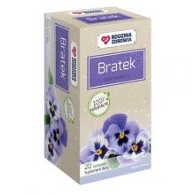 Zdjęcie produktu - Rodzina Zdrowia Bratek Herbata, 20sasz.