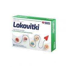 Zdjęcie produktu - Rodzina Zdrowia Lokovitki smak truskawkowy, 8 pastylek do ssania