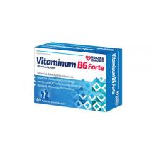 Zdjęcie produktu - Rodzina Zdrowia Vitaminum B6 Forte, 60 tabl.