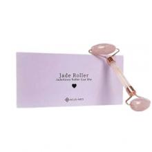 Zdjęcie produktu - Acus Med Roller jadeitowy Gua Sha wałek do masażu twarzy r&oacute;żowy
