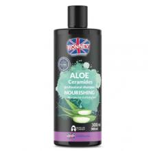 Zdjęcie produktu - RONNEY Aloe Ceramides Odżywiający szampon do włos&oacute;w matowych i suchych z aloesem i ceramidami, 300ml
