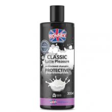 Zdjęcie produktu - RONNEY Classic Latte Pleasure Ochronny szampon do wszystkich rodzaj&oacute;w włos&oacute;w, 300ml