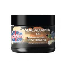 Zdjęcie produktu - RONNEY Macadamia Oil Wzmacniająca maska z olejem makadamia do włos&oacute;w suchych i osłabionych, 300ml