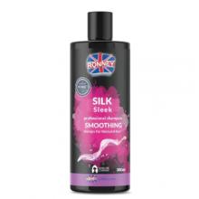 Zdjęcie produktu - RONNEY Silk Sleek Wygładzający szampon do włos&oacute;w cienkich i suchych z jedwabiem, 300ml
