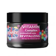 Zdjęcie produktu - RONNEY Vitamin Complex Rewitalizująca maska do włos&oacute;w cienkich oraz osłabionych z kompleksem witamin, 300ml