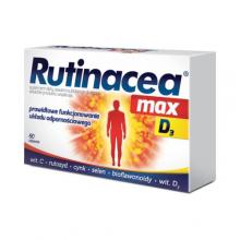 Zdjęcie produktu - Rutinacea Max D3 - 60 tabletek