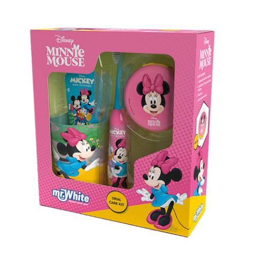Miniaturka artykułu - Mr.White Zestaw do mycia zęb&oacute;w dla dzieci Minnie Mouse