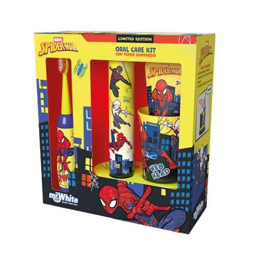 Miniaturka artykułu - Mr.White Zestaw do mycia zęb&oacute;w dla dzieci Spider-Man