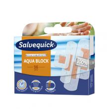 Zdjęcie produktu - Salvequick Aqua Block wodoodporne plastry, 16 sztuk