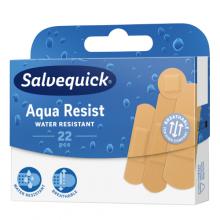 Zdjęcie produktu - Salvequick Aqua Resist Plastry wodoodporne, 22 sztuki