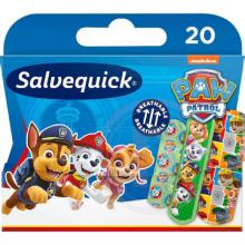 Zdjęcie produktu - Salvequick Plastry opatrunkowe dla dzieci Psi Patrol, 20szt.