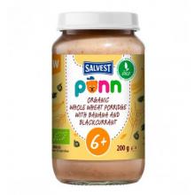 Zdjęcie produktu - SALVEST P&Otilde;NN BIO Kaszka pełnoziarnista z bananem i czarną porzeczką, 200g