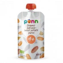 Zdjęcie produktu - SALVEST P&Otilde;NN BIO Puree z pasternaku i batat&oacute;w, 100g