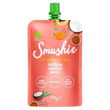Zdjęcie produktu - Salvest Smushie Bio Exotic Boost Smoothie owocowe marakuja, mango, bazylia, 170 g