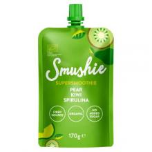 Zdjęcie produktu - Salvest Smushie Bio Fresh Boost Smoothie owocowe gruszka, kiwi, spirulina, 170 g
