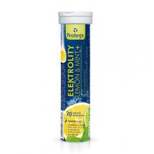Zdjęcie produktu - Protego Elektrolity Lemon & Mint, 20 tabl. musujących