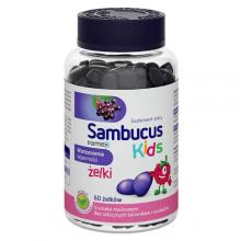 Zdjęcie produktu - Sambucus Kids żelki, 60 szt. - witaminy dla dzieci