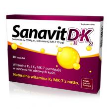 Zdjęcie produktu - Sanavit D3+K2, 30kaps. Polski Instytut Farmacji