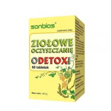 Zdjęcie produktu - SANBIOS Ziołowe Oczyszczanie ODETOXI 500 mg, 60 tabl.