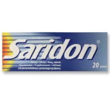 Zdjęcie produktu - Saridon INPHARM - 20tabl.