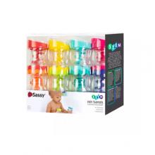 Zdjęcie produktu - SASSY Kubeczki do kąpieli 6m+ Zestaw zabawek do wody, 8szt.