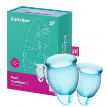 Satisfyer Feel Confident zestaw kubeczk&oacute;w menstruacyjnych 15ml + 20ml 