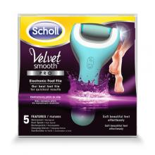 SCHOLL VELVET SMOOTH Pro Elektryczny pilnik do st&oacute;p z ładowarką, wodoodporny