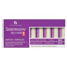 Zdjęcie produktu - SEBORADIN OILY HAIR Ampułki - włosy przetłuszczające się i skłonne do wypadania, 14 x 5,5 ml