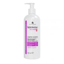 Zdjęcie produktu - SEBORADIN Oily Hair Szampon do włos&oacute;w przetłuszczających się, osłabionych lub wypadających, 400ml
