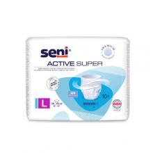 Zdjęcie produktu - SENI ACTIVE SUPER L, 10szt. - Elastyczne majtki chłonne