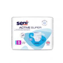 Zdjęcie produktu - SENI ACTIVE SUPER S, 10szt. - Elastyczne majtki chłonne