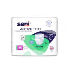 Zdjęcie produktu - SENI ACTIVE TRIO MEDIUM Elastyczne majtki chłonne, 10szt.
