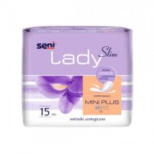 SENI LADY SLIM MINI PLUS Wkładki urologiczne dla kobiet, 15 szt.