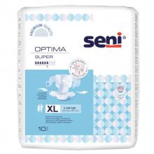 SENI OPTIMA SUPER X-LARGE Pieluchomajtki z pasem biodrowym, 10 sztuk