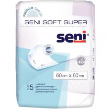 Zdjęcie produktu - SENI SOFT PODKŁADY 60x60cm, 5szt. - Podkłady higieniczne 