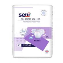 Zdjęcie produktu - SENI SUPER PLUS Pieluchomajtki dla dorosłych X-Large XL, 30szt. USZKODZONE OPAKOWANIE FOLIOWE
