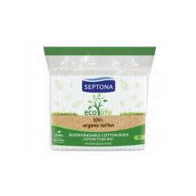 Zdjęcie produktu - SEPTONA Ecolife Bio Biodegradowalne patyczki higieniczne z bawełny, 100szt.