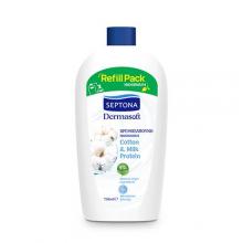 Zdjęcie produktu - Septona Mydło w płynie Cotton & Milk Protein, 750 ml